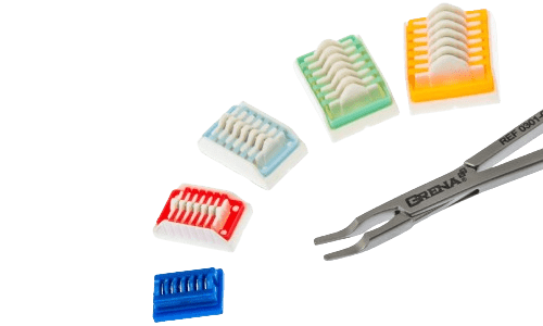 Zestaw klipsów chirurgicznych tytanowych firmy Grena