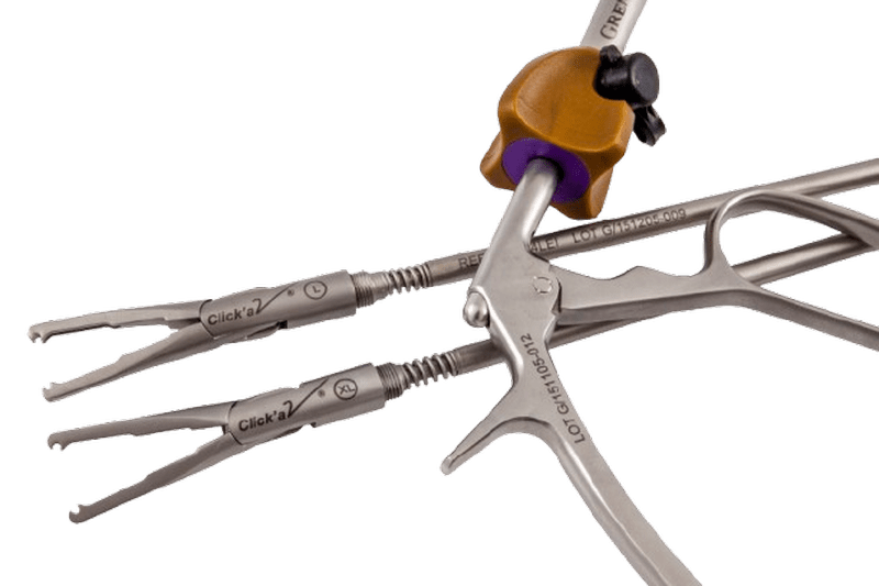 Klipsownica laparoskopowa rozbieralna do klipsów polimerowych