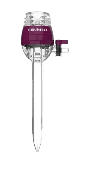 Trokary jednorazowe z ostrzem bezpiecznym rozpychającym bezostrzowe Genmed