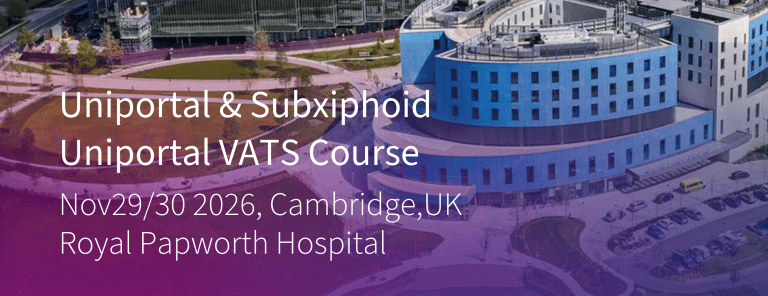 Kurs poświęcony małoinwazyjnej technice torakochirurgicznej – VATS cambridge